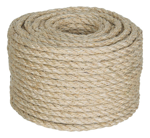 Piola De Sisal De 8 Mm X 30 M Natural, Fiero