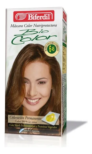 comprar Tintura Biferdil Biocolor Mascara Nutriprotectora Nº6.45 Tono Nº6.45 Rubio Oscuro Cobrizo