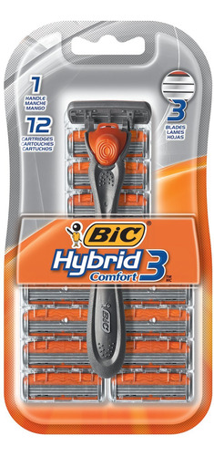 Bic Hybrid 3 Comfort - Maquinilla De Afeitar Desechable, Hom