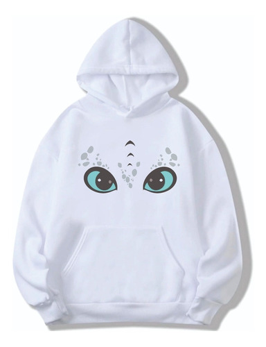 Buzo Hoodie Canguro Furia Luminosa Como Entrenar A Tu Dragon