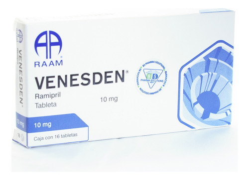 Venesden Ramipril 10mg C/16 Tabletas Raam