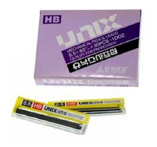Unix Minas De Repuesto Para Portaminas Hb 0.5 Mm