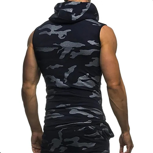 Sudadera Para Hombres Fitness Sin Mangas Transpirable Verano