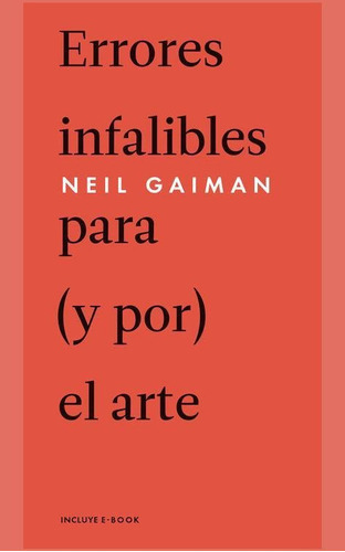 Errores Infalibles, De Gaiman, Neil. Editorial Malpaso, Tapa Dura En Español, 2015