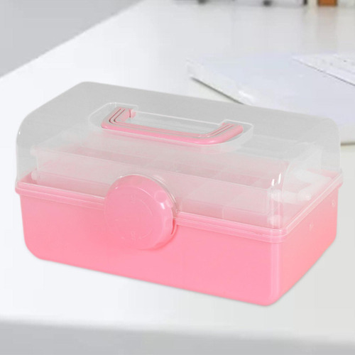 Am Caja De Almacenamiento De 3 Capas, Organizador De Rosa Y