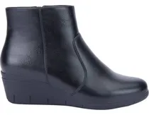 Comprar Bota Confort Tacón De Cuña Mujer Shosh Confort Negro