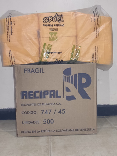 Imagen 2 de 3 de Envases De Aluminio #420 X Bulto