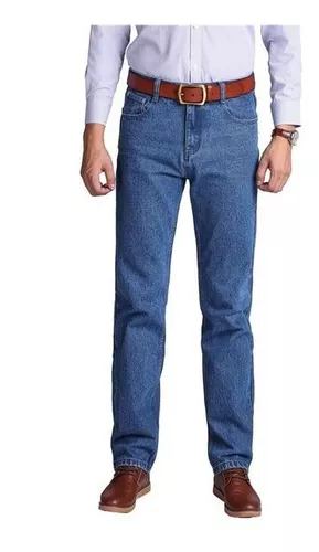 Pantalon Jeans Talle Especial Clasico Hombre Del 50 Al