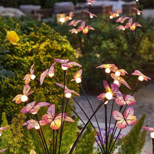 Luces Solares Para Jardín, La Nueva Luz Oscilante Que Se Bal