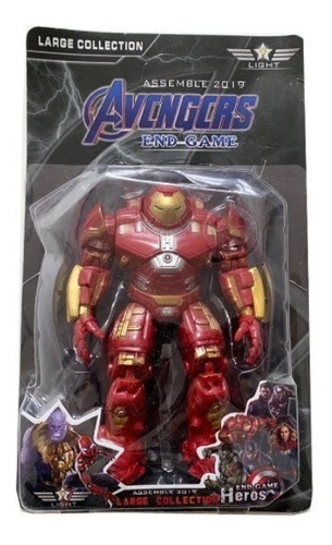 Muñeco Hulkbuster Vengadores End Game Articulado Abre Casco