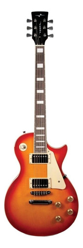 Guitarra Elétrica Vogga Lp Vcg621 Les Paul De  Madeira Maciça Sunburst Com Diapasão De Pau-rosa