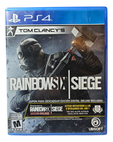 Rainbow Six Siege Deluxe Edition Ps4 Impecable Mastermarket (Reacondicionado)