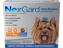 Comprar Antipulgas E Carrapatos Nexgard Cães De 2 A 4kg Cu002F3 Tablets