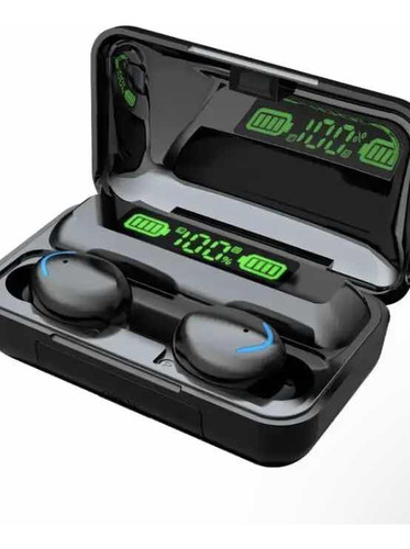 Audífonos In-ear Gamer Bluetooth F9-5 Negro Con Luz