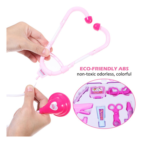 Kit Médico Pretend Play De Juguete Para Enfermeras, 14 Pieza