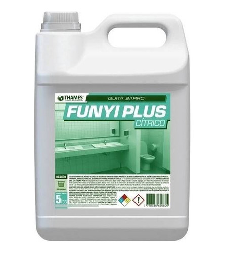 Anti Sarro Desincrustante Funyi Plus 5lts Citrico Thames