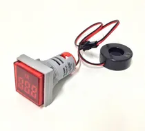 Comprar Vatimetro Kw Digital Baw Cuadrado Ojo De Buey Led 30x30mm