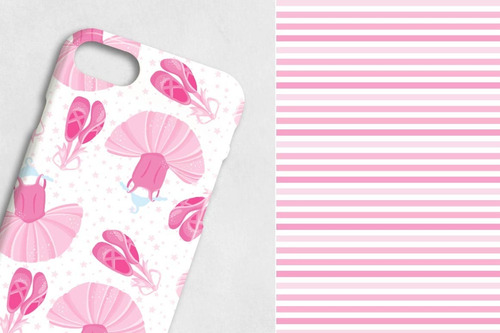 Kit De Papel Digital Bailarinas Rosa Ballet