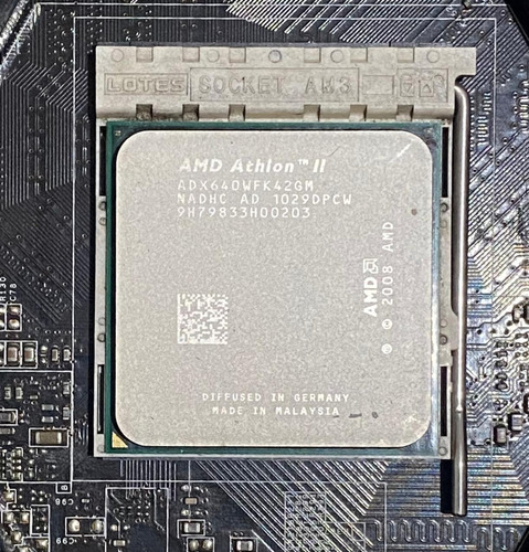 Motherboard Msi + Amd Athlon Ii + 2gb Ram Negro (Usado)