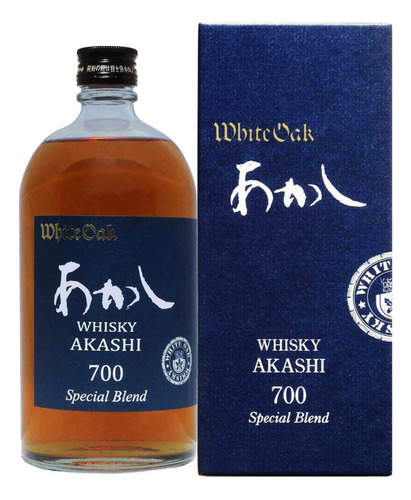 Whisky Akashi White Oak Special Blend 700ml Japonés Premium