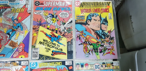 Lote 11 Comics Superman Batman 80s Vintage Supergirl Dc Lt6