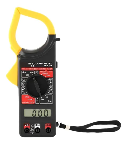 comprar Tester Pinza Multitester Amperímetro Digital Dt266 Con Bolso