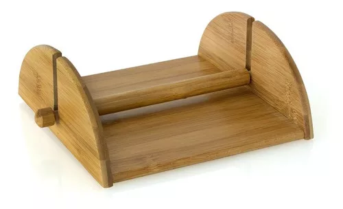 Tradineur - Servilletero con palillero de madera natural sin tratar,  soporte para servilletas y palillos, diseño tradicional, 7