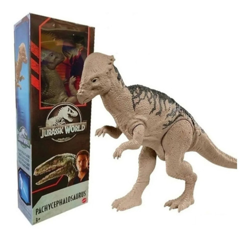 Dinossauro Pachycephalosaurus - Jurassic World Rivals Mattel