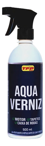 Verniz De Motor Aqua Verniz 500ml Base Água Para Caixa Rodas