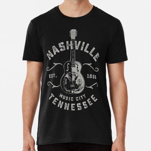 Remera Nashville Music City Usa Vintage. Algodon Premium