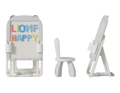 Atril Infantil Blanco - Pizarra Con Silla