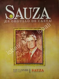 Cartel Retro Tequila Sauza 100 Aniversario Y Javier Sauza