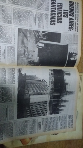 Revista Clarin N° 14510 Edificios Fantasmas Capital   1986
