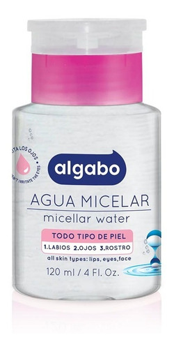 Agua Micelar En Spray 120ml Algabo