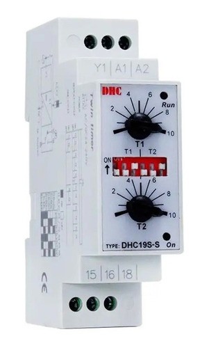 Timer Doble Control Temporizador  0.6s~100h  24-240v Ac/ Dc