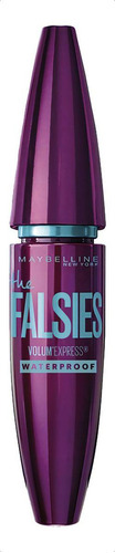 Máscara De Pestañas Maybelline The Falsies X 9ml Color Negro - Waterproof