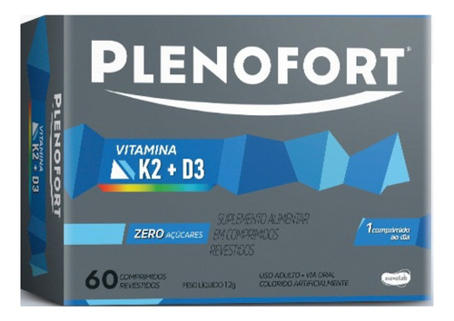 Plenofort Novolab K2+d3 Comprimidos Caixa