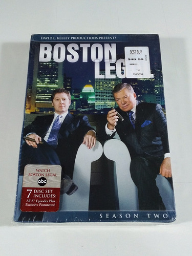 Boston Legal Segunda Temporada Dvd Sellado Importado