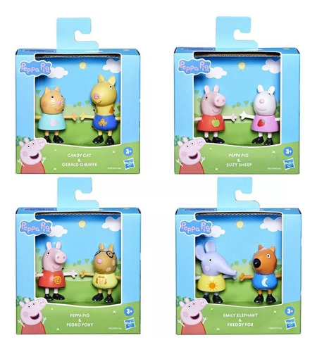 Set De Figuras Peppa Pig Y Sus Amigos , Hasbro