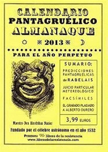 Calendario Pantagruelico - Rabelais,francois