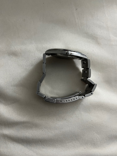 Reloj Usado Jughans Analógico Hombre Plateado Plateado Blanco (Usado)