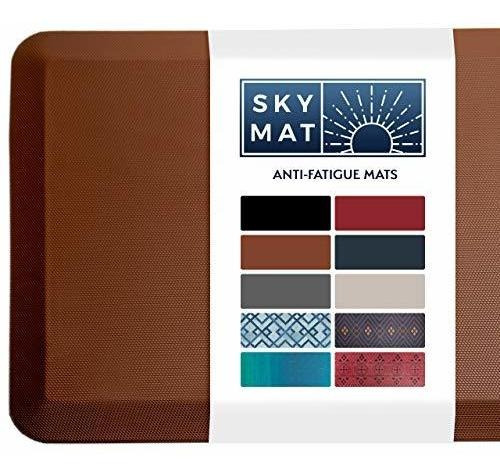 Tapete Antifatiga Sky Solutions Antideslizante Color Marron