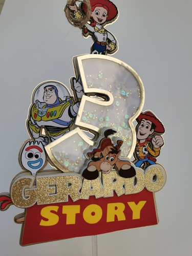 Cake Topper Toy Story (decoración Para Pasteles)