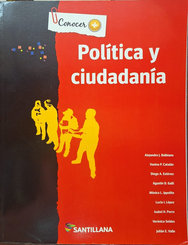 Politica Y Ciudadania  Santillana Conocer Mas 