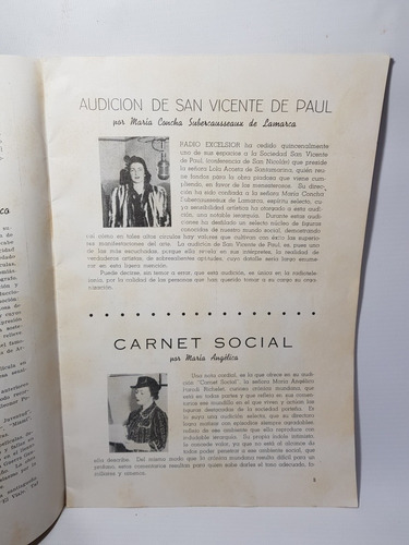 Imagen 4 de 8 de Antigua Revista Radio Excelsior Rosario 1943 Mag 56904