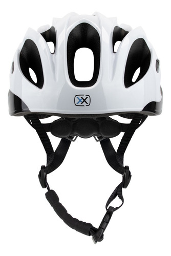 Capacete De Ciclismo Alien Branco E Preto - Voxxi M