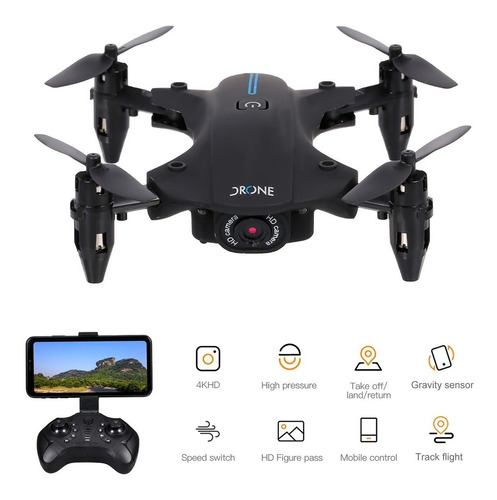 H2 Rc Drone Con Cámara 4k Wifi Fpv Mini Plegable Quadcopter