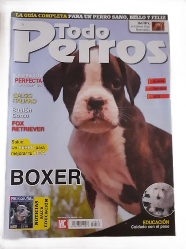 Revista Todo Perros - Boxer - Numero 234 (Usado)