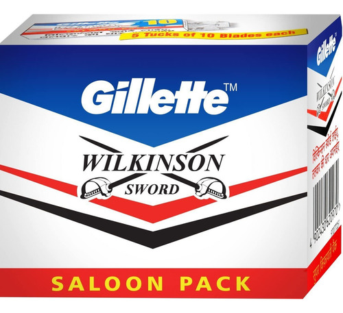 Navaja Para Rasurar Doble Filo Gillette Wilkinson 100 Pz