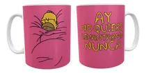 Comprar Taza Plastica Homero Simpson Cama Pastelito Meme Irrompible